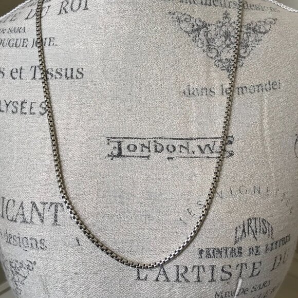 David Yurman Chain Rope Necklace Womens Sterling Silver 32" Lobster Clasp Stack - Picture 6 of 11